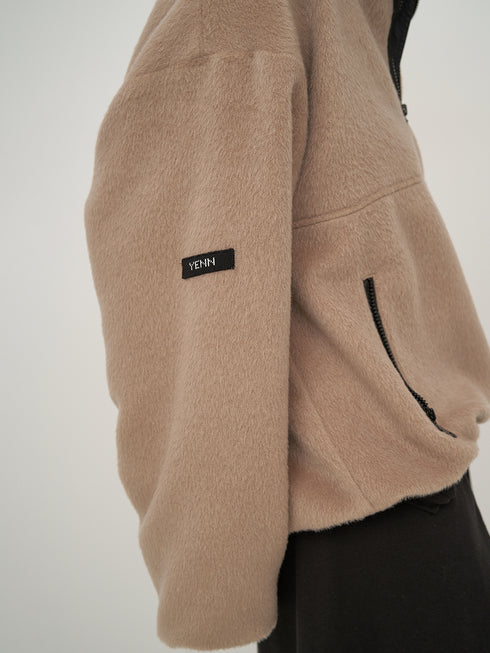 【 予約:11月中旬 】SHAGGY HALF ZIP JK /Y254-41126